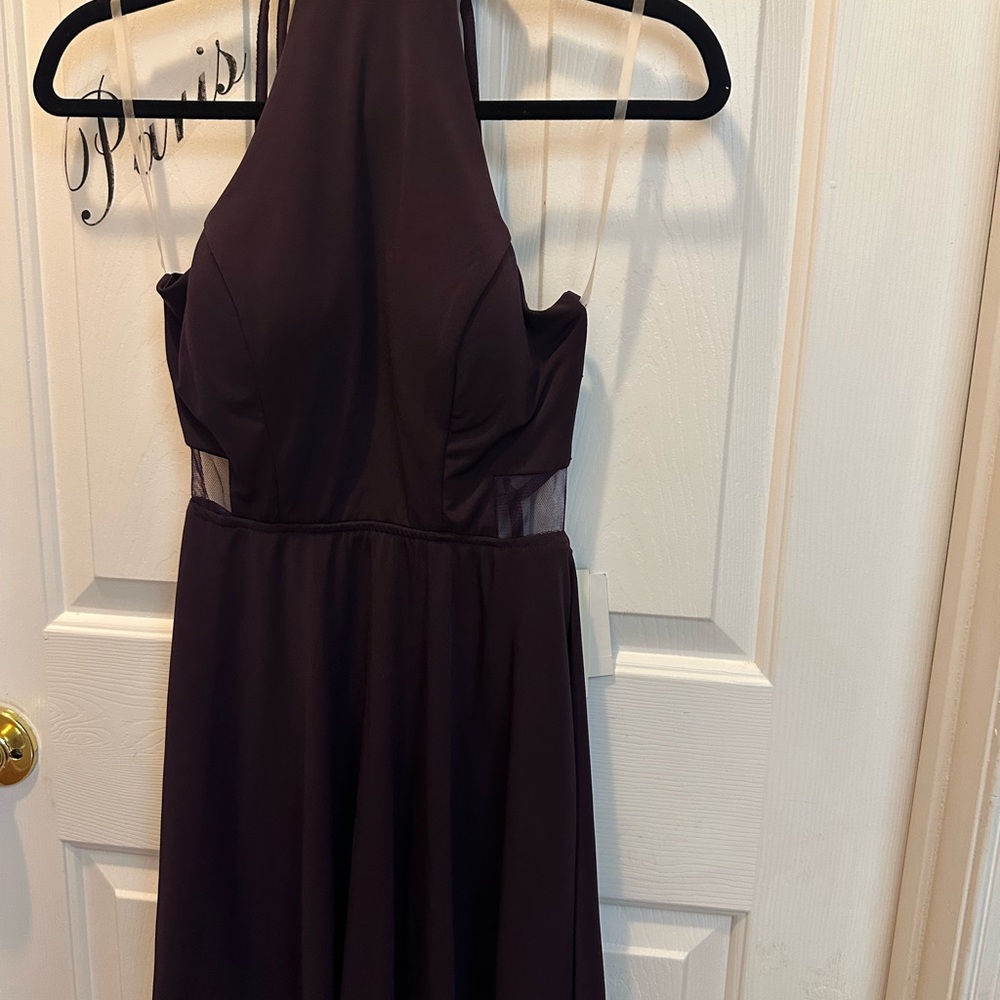 JCPenney Elegant Black Halter Backless Dress